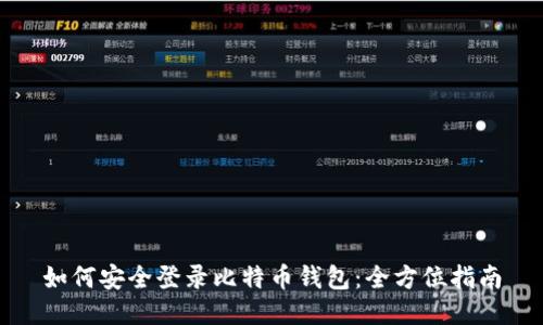 如何安全登录比特币钱包：全方位指南