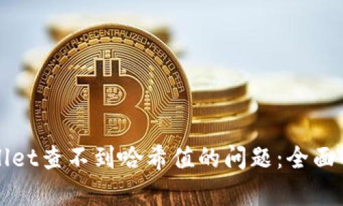 如何解决TPWallet查不到哈希值的问题：全面解析与解决方案